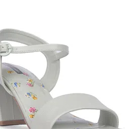 Bata Printed Open Toe Block Heels image 5