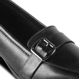 Mochi Square Toe Block Pumps With Closed Back image 3