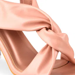 JM Looks Twisted Strap Block Heels image 4