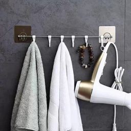 Antique and Elegant Look Magic Sticker Hook for Kitchen Appliances, Napkin,Towel Regular Organizer-image-63