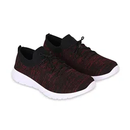 TPENT Men Red Mesh Running Shoes image 4