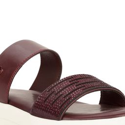 Bata comfit Textured Open Toe Wedges image 5