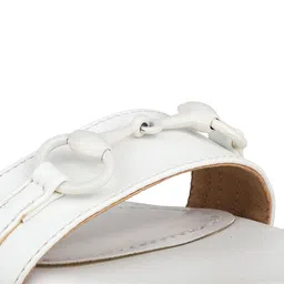 Inc 5 Textured Buckle Detail Block Heels image 5