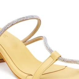 FABBHUE Embellished Strap Block Heels image 3