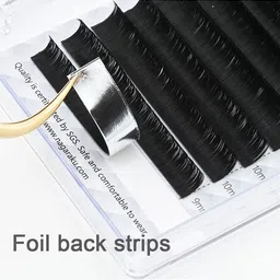 NAGARAKU Black Easy Fanning 12 Rows Mega Volume Eyelash Extension - Curl D image 3