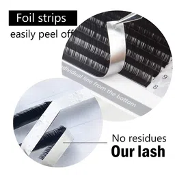 NAGARAKU Premium Classic 16 Rows Tray 7-15mm False Eyelash Extensions - Curl-J 0.07 image 3