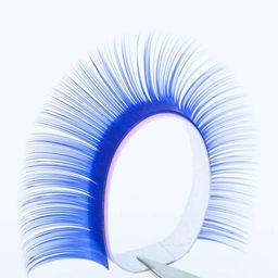 NAGARAKU 8 Colors Rainbow False Eyelash Extensions - Curl D 11/0.10 image 2