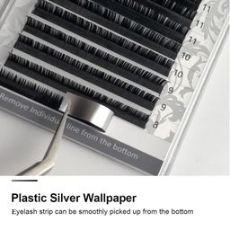 NAGARAKU Premium Classic 16 Rows Tray 7-15mm False Eyelash Extensions - Curl-D 0.07 image 4