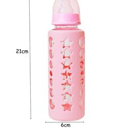 The Little Lookers Set of 2 Glass Feeding Bottle with Flow Control image 4