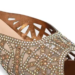 CLOG LONDON Embellished Block Peep Toes image 2
