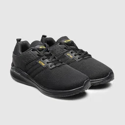 Action Men Black Mesh Running Shoes image 3