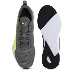 Puma Unisex Grey Mesh Running Shoes image 2