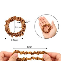 DN Creation Set Of 12 Satin Ponytail Holders image 2