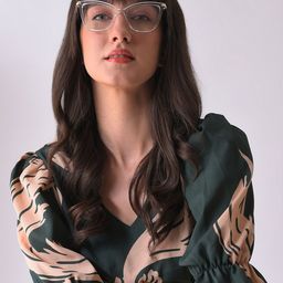 HAUTE SAUCE by  Campus Sutra Women Clear Lens & Cateye Sunglasses-25
