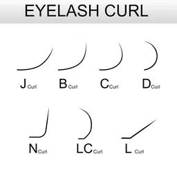NAGARAKU Premium Classic 16 Rows Tray 7-15mm False Eyelash Extensions - Curl-D 0.03 image 2