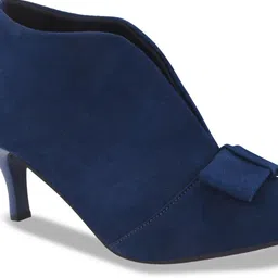 Shoetopia Textured Suede Block with Buckles image 3