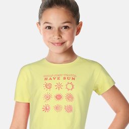 Gini and Jony Girls Graphic Printed Round Neck Cotton Crop Top-image-83