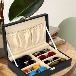 atorakushon  Brown 8 Slot Sunglasses Case-image-37