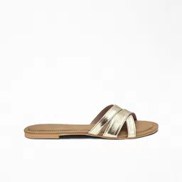 Signature Sole Strappy Open Toe Flats-37