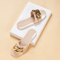 Forever Glam by Pantaloons Embellished Open Toe Flats-43
