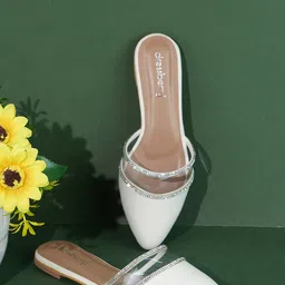 DressBerry Women Embellished Mules Flats-42
