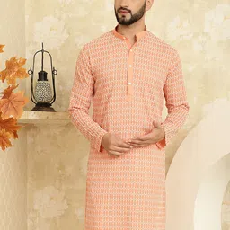 SOJANYA Ethnic Motifs Embroidered Pure Cotton Regular Kurta-picture-42
