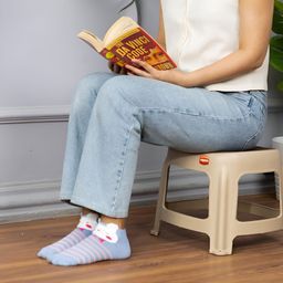 Nayasa Beige Light Weight Stool-38