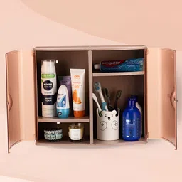 Nayasa Brown Glossy Bath Accessories Set-image-45
