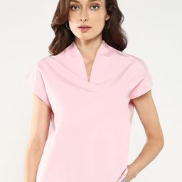 RAREISM Cowl Neck Extended Sleeves Top-22