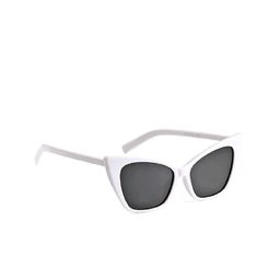 Awestuffs Women Black Lens & White Cateye Sunglasses with UV Protected Lens-image-96