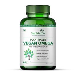 Simply Herbal Vegan Omega 500mg,  60 capsules -21