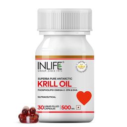 INLIFE Krill Oil Omega 3 (500 mg),  30 capsules -22