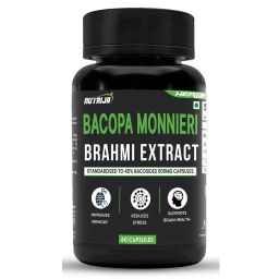 NutriJa Bacopa Monnieri Brahmi Extract,  60 capsules -5