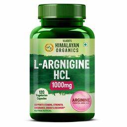 Vlado's Himalayan Organics L-Arginine HCL 1000mg,  120 veggie capsule(s) -15