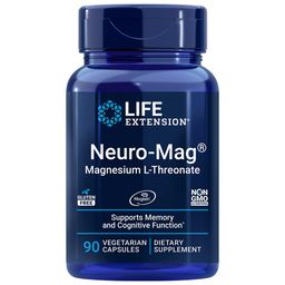 Life Extension Neuro-Mag Magnesium L-Threonate,  Unflavoured  90 veggie capsule(s) -14