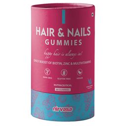Nirvasa Hair & Nails,  60 gummies  Mixed Berries -22