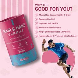 Nirvasa Hair & Nails,  60 gummies  Mixed Berries  image 2