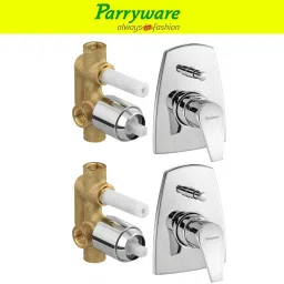 Edge concealed Diverter Body with Concealed Upper Part set of 2 pic 258 Edge Diverter with upper trim | Hot and Cold water Mixer | Complete set Diverter Faucet-82