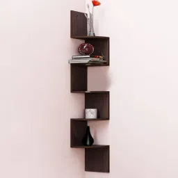 homenrich Engineered Wood Open Book Shelf image 2