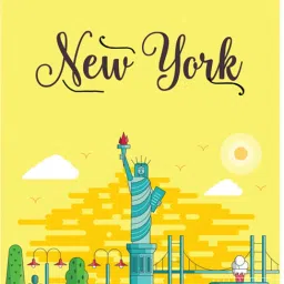 Elegant New York Printed Wooden {MDF} Exam Board| 14x10 Inches-picture-29