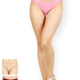 Softrose Women Pack of 3 Bikini Briefs WP5001MRSP-image-93