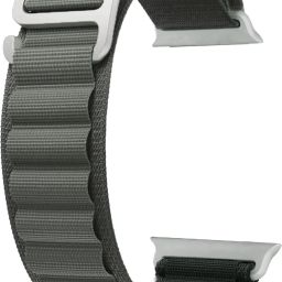 ACM Sliding Watch Strap Nylon Hook for Flix S12 Pro Smartwatch Belt Band Grey Smart Watch Strap-0