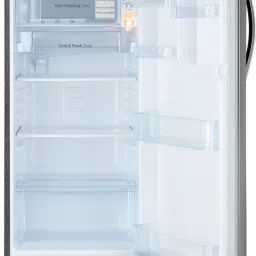 lg 185 L Direct Cool Single Door 5 Star Refrigerator with Base Drawerwith Smart Inverter Compressor, Fast Ice Making image 2