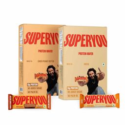 Superyou Protein Wafer Bars Combo, 10 bar(s) Choco Peanut Butter & Cheese-1
