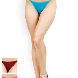 Softrose Women Pack of 3 Bikini Briefs RB5001FMRM-image-88