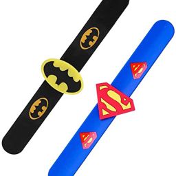 Superman/Batman Slap Band For Kids Silicone Wristbands Bracelet For Party Favors Boys & Girls Wrist Band-image-6