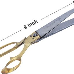 PREMIUM STAINLESS STEEL 9 INCHES SEWING / TAILORING SCISSORS ( HEAVY MATERIAL WITH 100 PERCENT CARBON STEEL Scissors-image-12