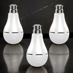 yaroh Emergency Bulb 9W LED 1200mAh battery 4 hrs emergency light Pack of 3 bulbDW495 4 hrs Bulb Emergency Light-picture-32