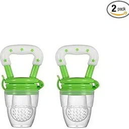 Silicone Baby Infant Fruit Feeder Dummy Pacifier Newborn Nipple(Pack of 2) Teether and Feeder-image-86