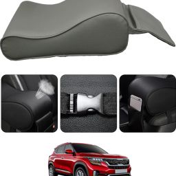 Universal Grey Arm Pain Releif Armrest/Handrest With Phone Holder For Car-246 Car Armrest Cover-image-70